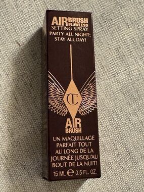 Charlotte Tilbury Airbrush Flawless Setting Spray - Brown with Rose Gold Accents